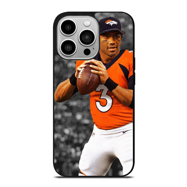 RUSSEL WILSON DENVER BRONCOS NFL iPhone 14 Pro Case RUSSEL WILSON DENVER BRONCOS NFL iPhone 14 Pro Case