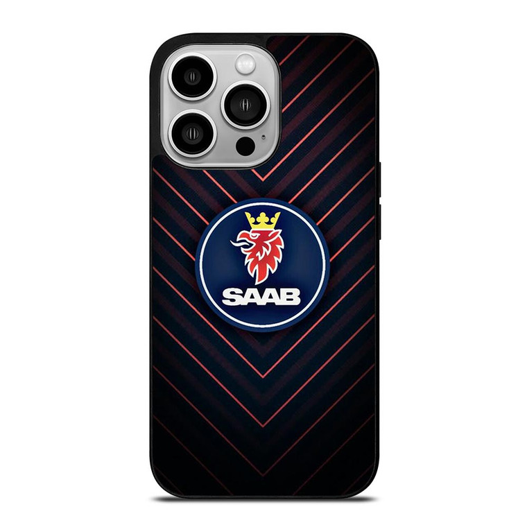 SAAB AUTOMOBILE LOGO iPhone 14 Pro Case SAAB AUTOMOBILE LOGO iPhone 14 Pro Case