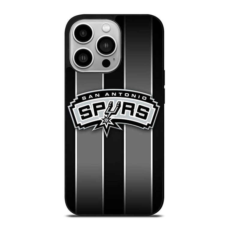 SAN ANTONIO SPURS NBA STRIPE LOGO iPhone 14 Pro Case