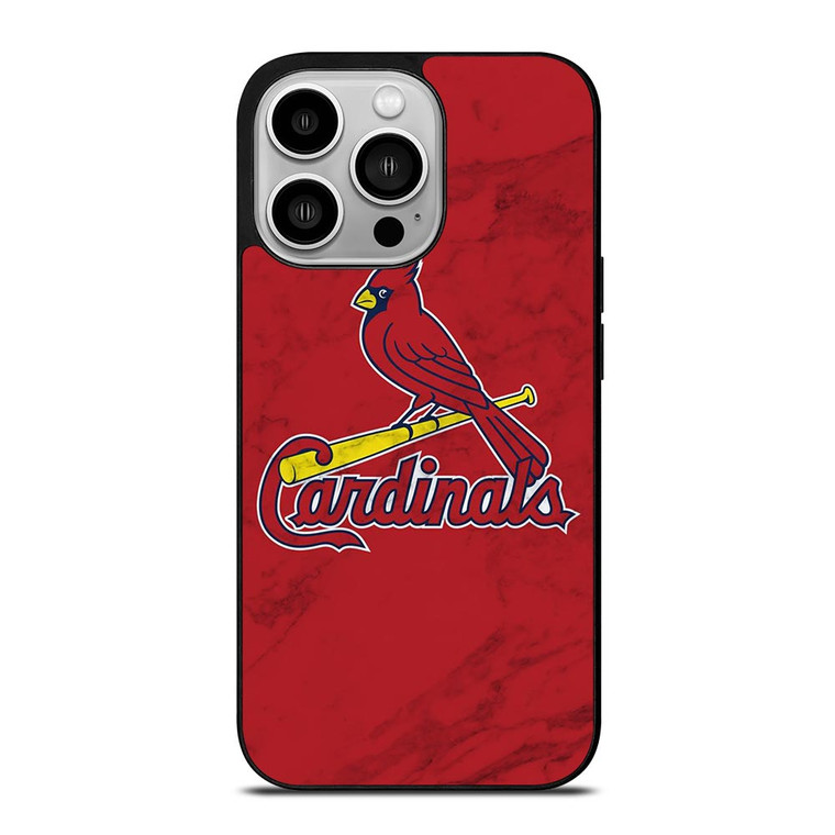 ST LOUIS CARDINALS MARBLE iPhone 14 Pro Case