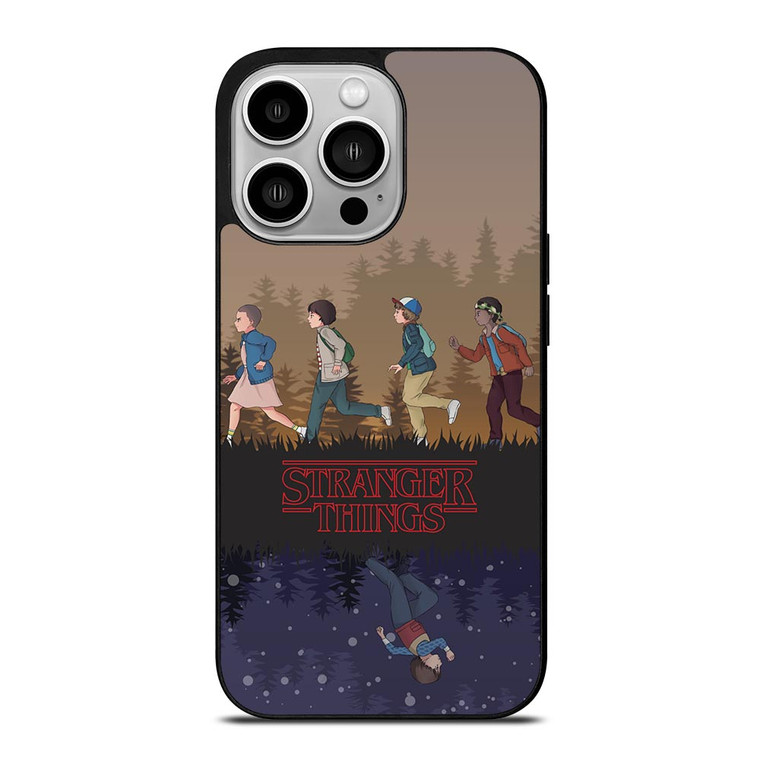 STRANGER THINGS CARTOON iPhone 14 Pro Case