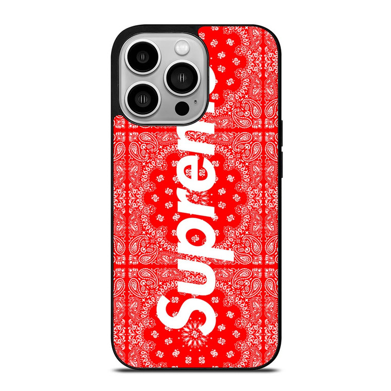 SUPREME BANDANA iPhone 14 Pro Case