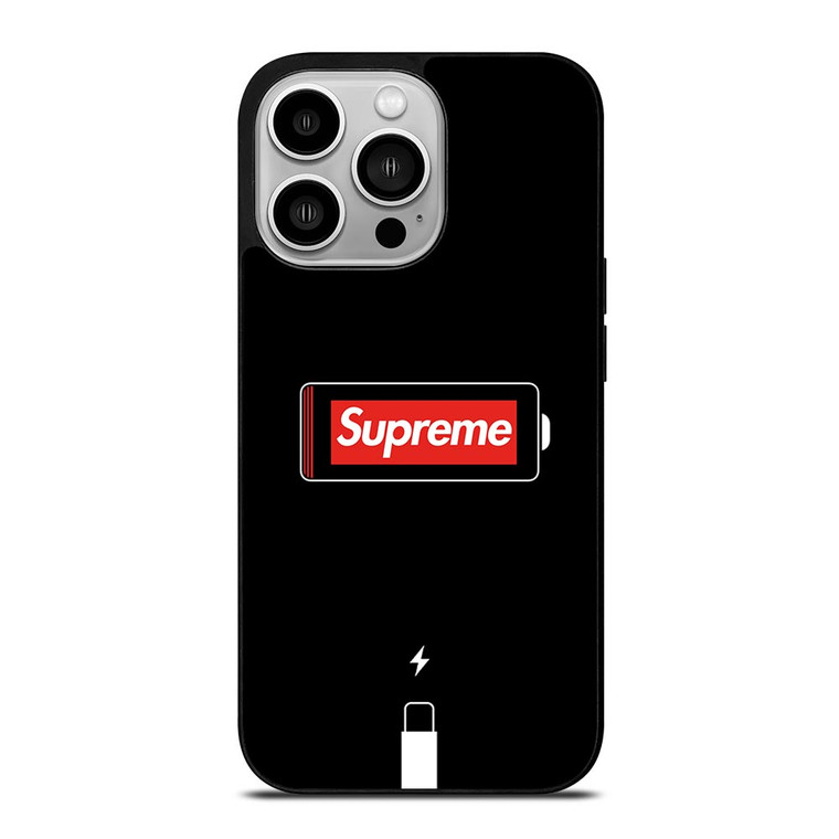 SUPREME PHONE LOW BATTERY iPhone 14 Pro Case SUPREME PHONE LOW BATTERY iPhone 14 Pro Case