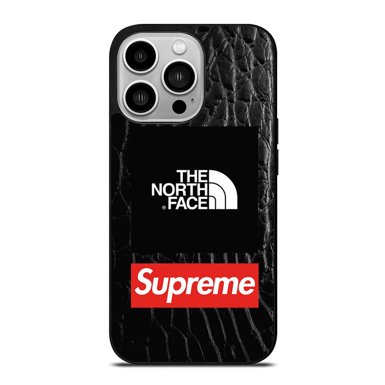 SUPREME X THE NORTH FACE LEATHER iPhone 14 Pro Case