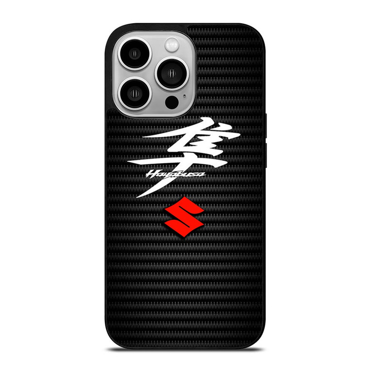 SUZUKI HAYABUSA CARBON LOGO iPhone 14 Pro Case