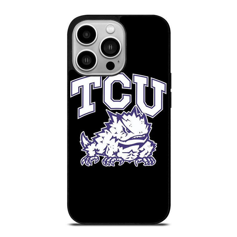 TCU HORNED FROGS FOOTBALL LOGO iPhone 14 Pro Case