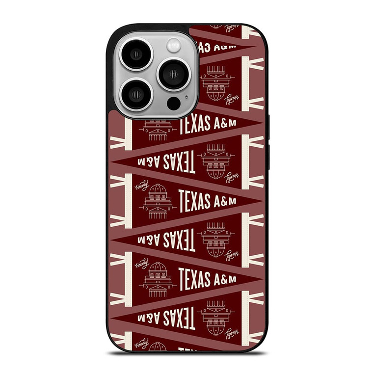 TEXAS AGGIES FLAG iPhone 14 Pro Case