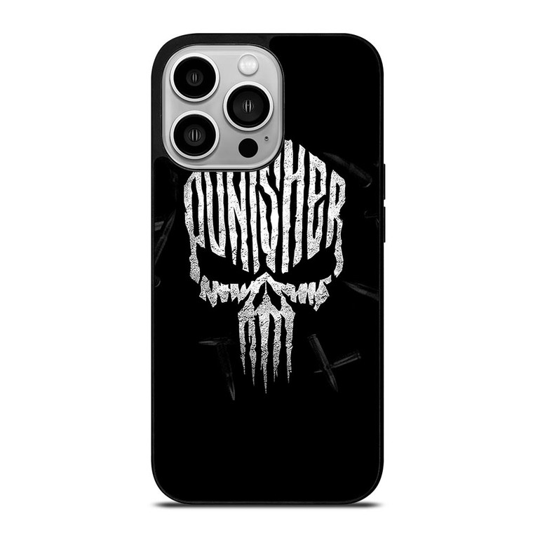 THE PUNISHER LOGO BULLETS iPhone 14 Pro Case
