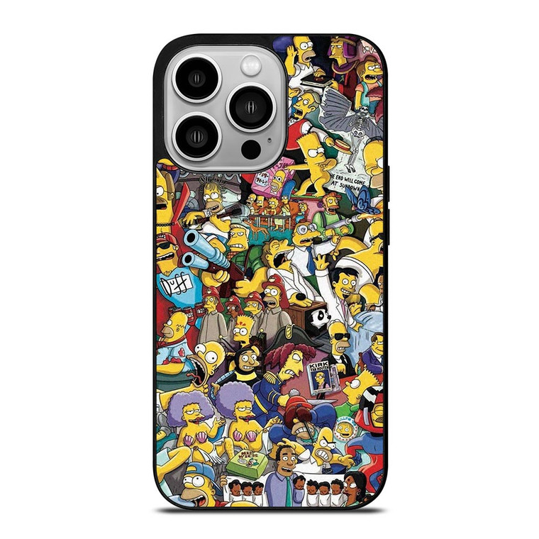 THE SIMPSONS ALL COLLAGE iPhone 14 Pro Case
