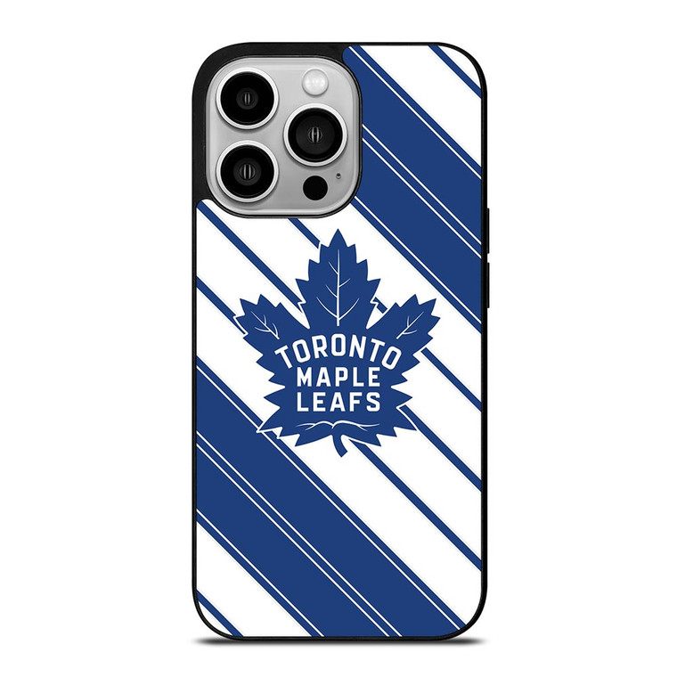 TORONTO MAPLE LEAFS DIAGONAL STRIPE iPhone 14 Pro Case