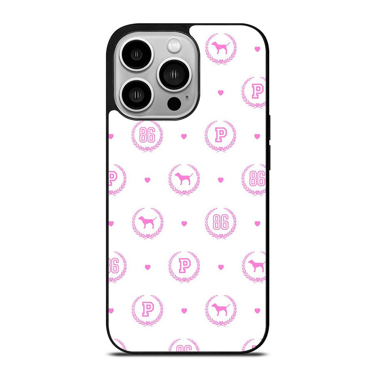 VICTORIA'S SECRET PINK LOVE DOG 86 iPhone 14 Pro Case
