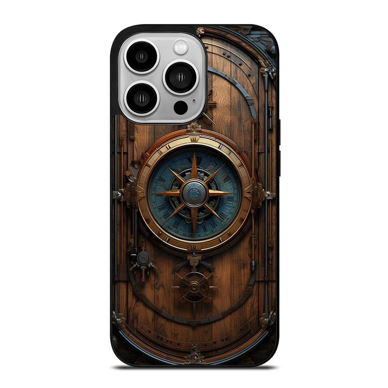 VINTAGE MAP COMPASS iPhone 14 Pro Case