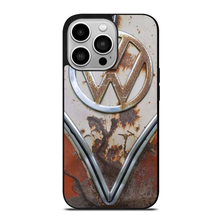 VW VOLKSWAGEN EMBLEM RUSTY iPhone 14 Pro Case