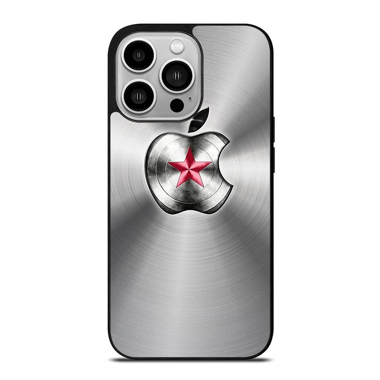WINTER SOLDIER APPLE LOGO iPhone 14 Pro Case