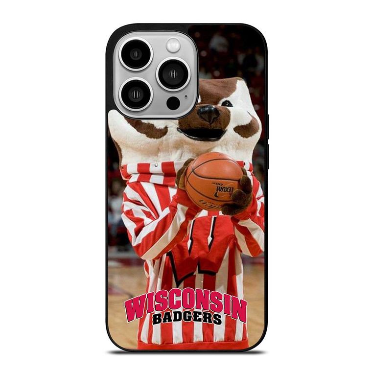 WISCONSIN BADGER MASCOT 2 iPhone 14 Pro Case