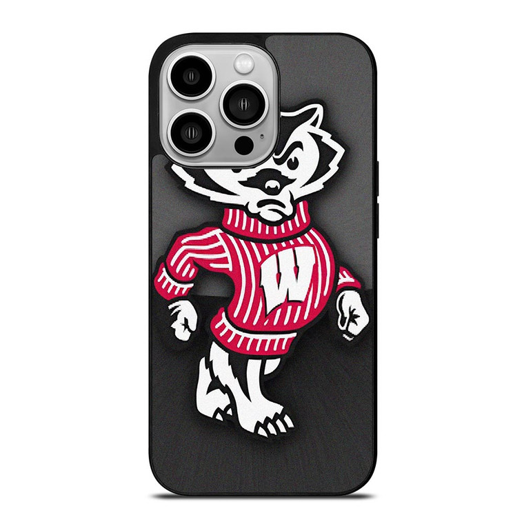 WISCONSIN BADGERS FOOTBALL MASCOT iPhone 14 Pro Case