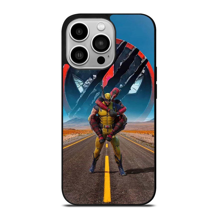 WOLVERINE FEAT DEADPOL MARVEL iPhone 14 Pro Case
