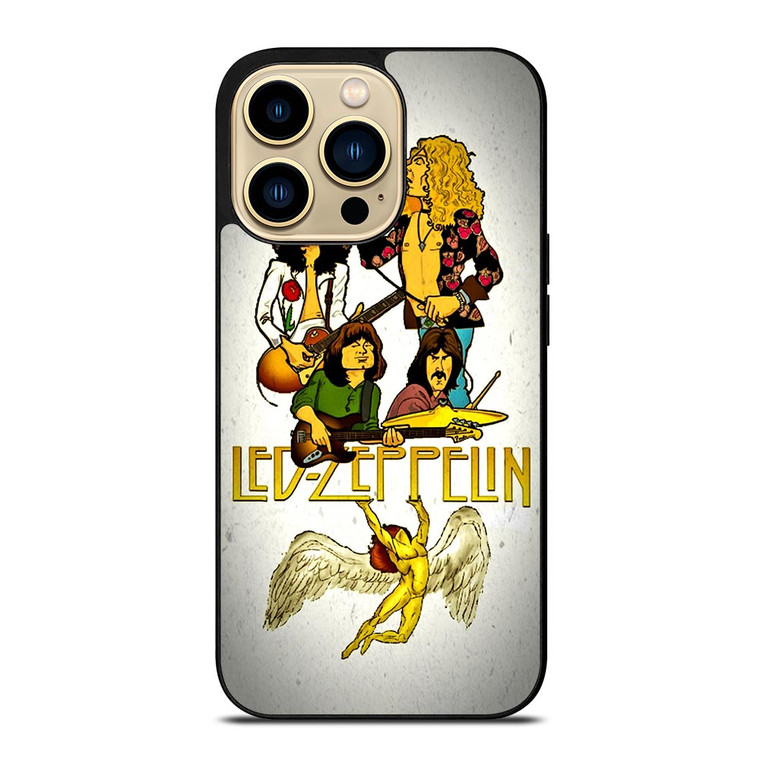 LED ZEPPELIN CARTOON iPhone 14 Pro Max Case