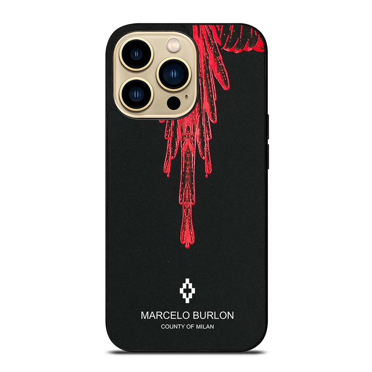 MARCELO BURLON RED iPhone 14 Pro Max Case