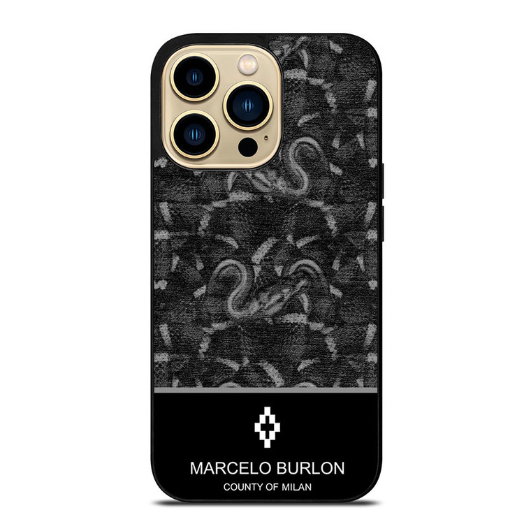 MARCELO BURLON SNAKE ART iPhone 14 Pro Max Case
