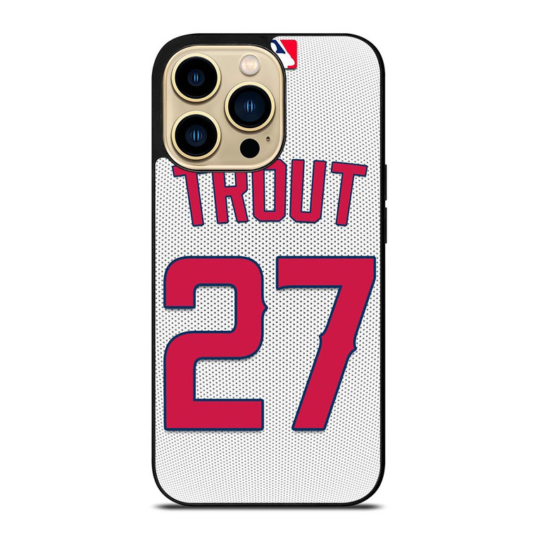 MIKE TROUT LOS ANGELES ANGELS KIT iPhone 14 Pro Max Case