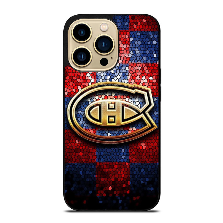 MONTREAL CANADIENS GOLD LOGO iPhone 14 Pro Max Case