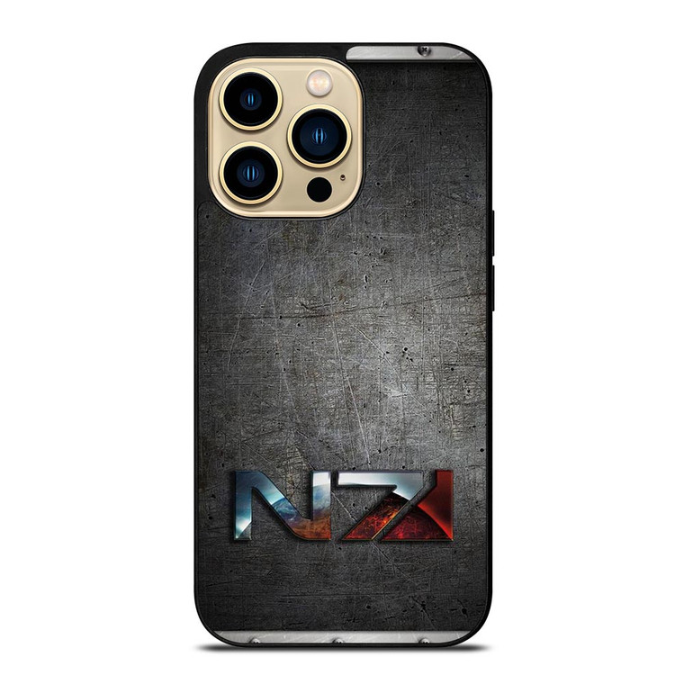 N7 ARMOUR MASS EFFECT METAL EMBLEM iPhone 14 Pro Max Case
