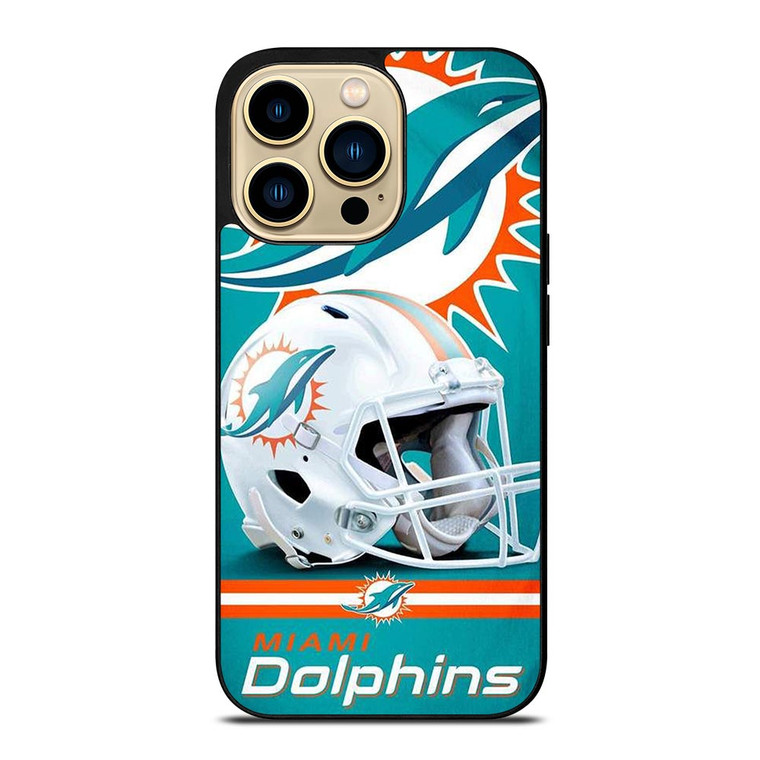 NFL MIAMI DOLPHINS HELMET LOGO iPhone 14 Pro Max Case