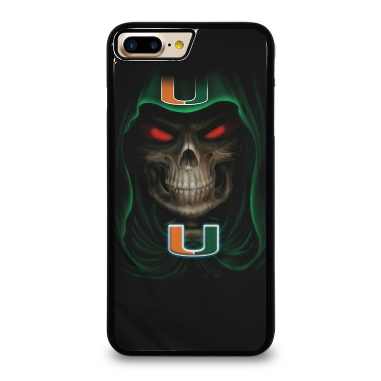 MIAMI HURRICANES SKULL iPhone 7 Plus Case