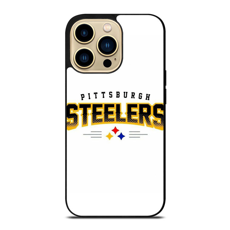 PITTSBURGH STEELERS WHITE WALL iPhone 14 Pro Max Case PITTSBURGH STEELERS WHITE WALL iPhone 14 Pro Max Case