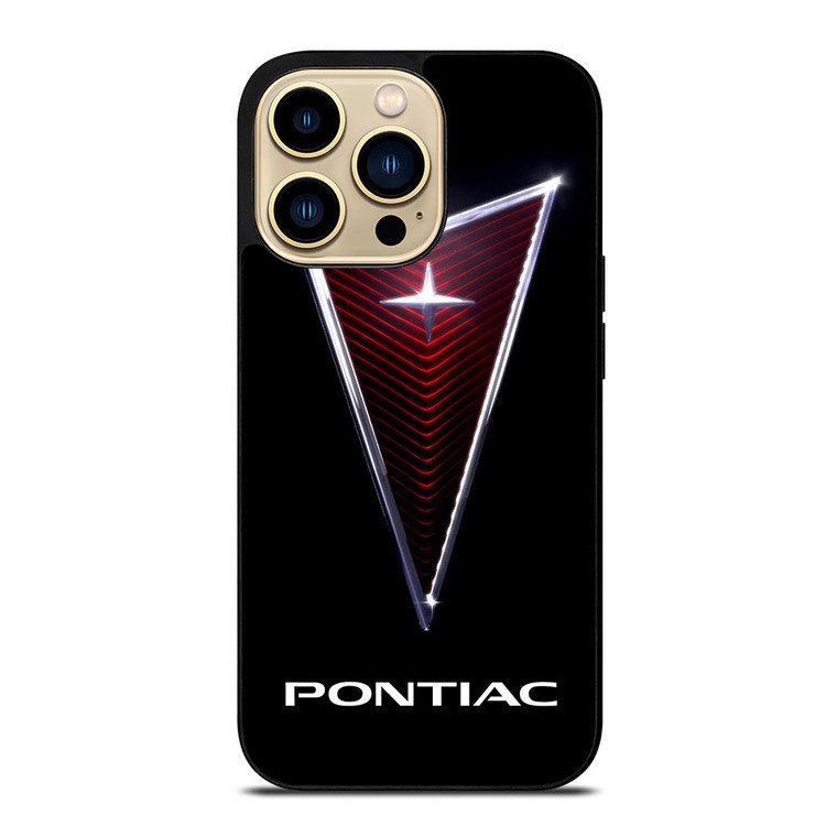 PONTIAC CAR GLOWING LOGO iPhone 14 Pro Max Case