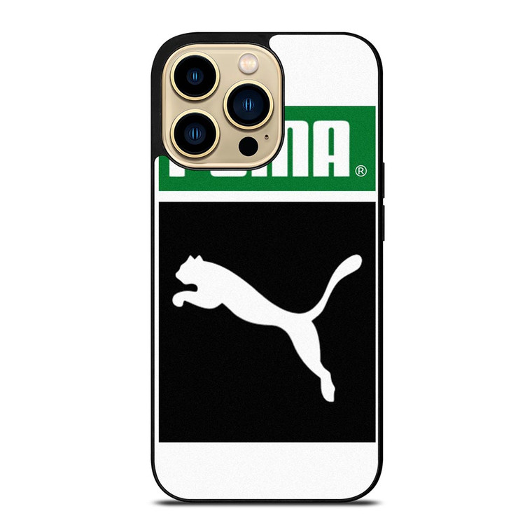 PUMA WHITE LOGO iPhone 14 Pro Max Case