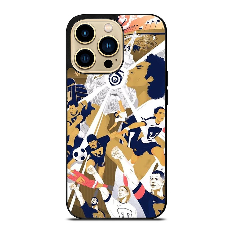 PUMAS UNAM MEXICO WALL iPhone 14 Pro Max Case PUMAS UNAM MEXICO WALL iPhone 14 Pro Max Case