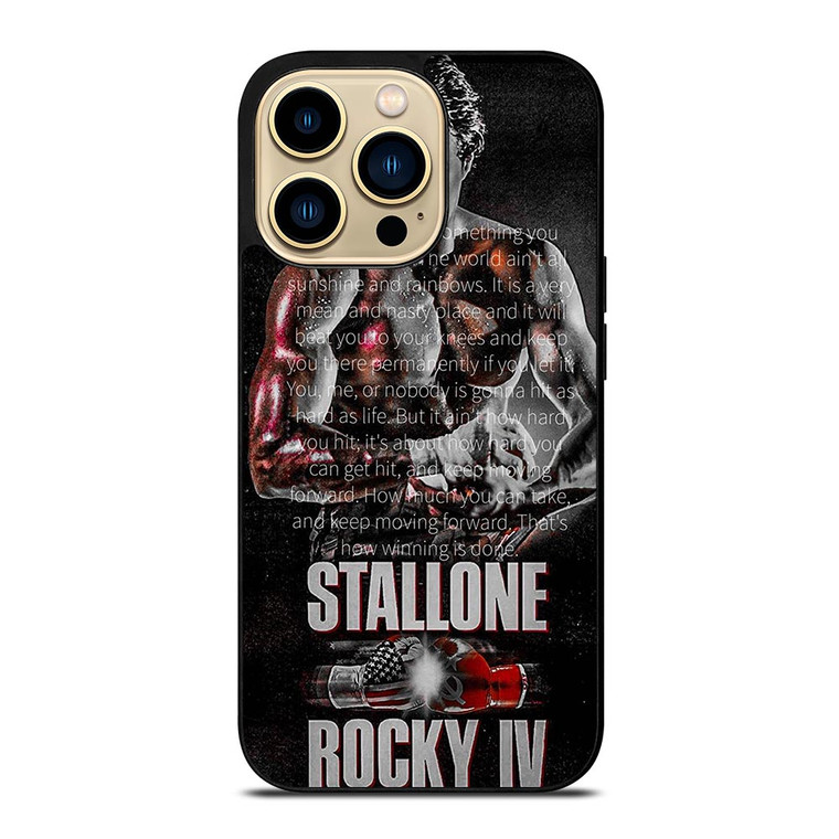 ROCKY BALBOA QUOTE 2 iPhone 14 Pro Max Case ROCKY BALBOA QUOTE 2 iPhone 14 Pro Max Case