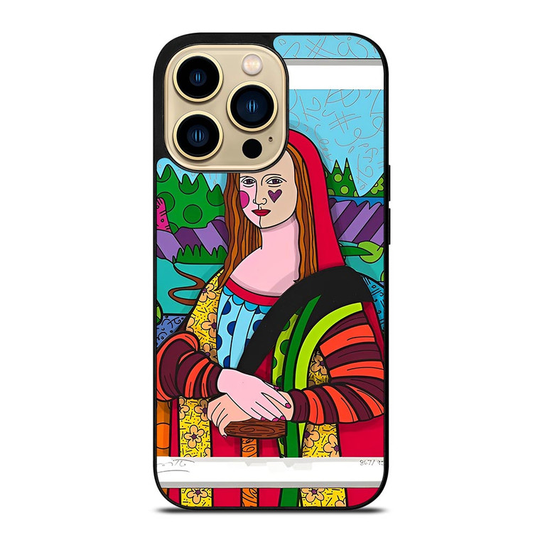 ROMERO BRITTO MONALISA iPhone 14 Pro Max Case