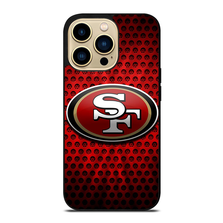 SAN FRANCISCO 49ERS SF METAL iPhone 14 Pro Max Case