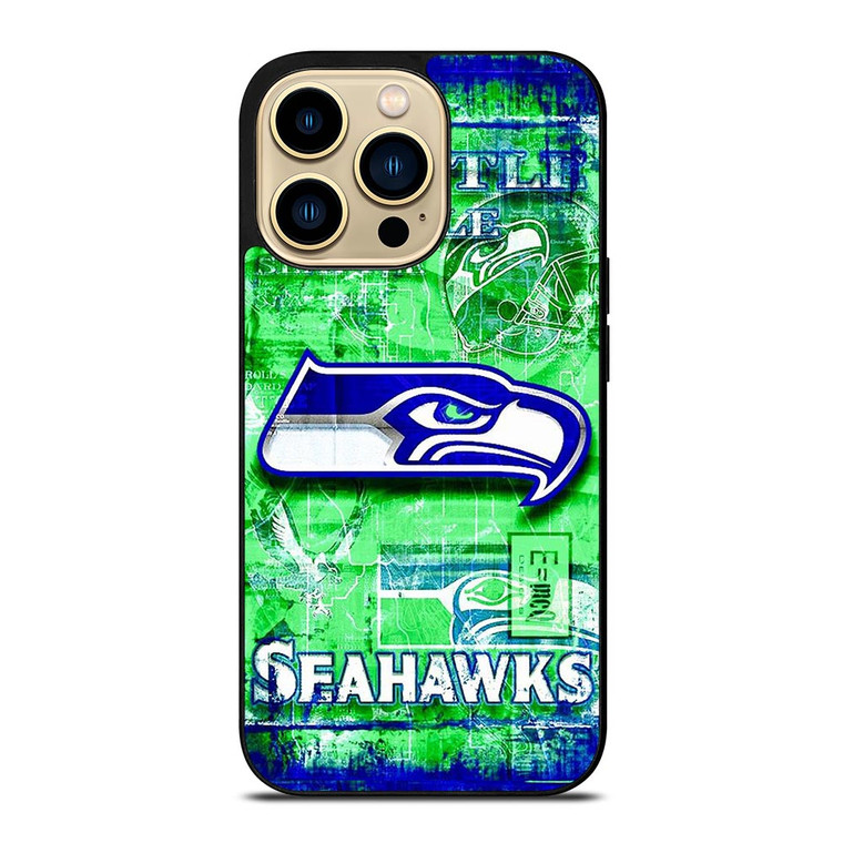 SEATTLE SEAHAWKS SKIN iPhone 14 Pro Max Case