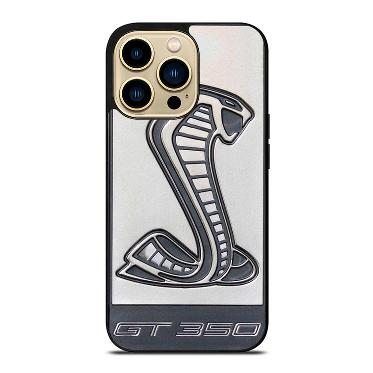 SHELBY GT350R SILVER EMBLEM SIGN iPhone 14 Pro Max Case