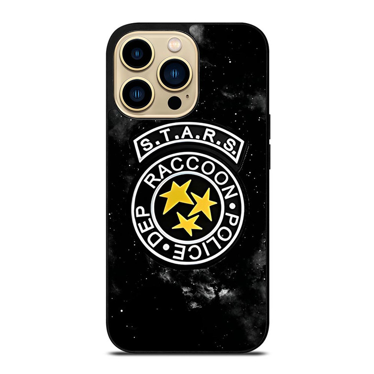 STARS RACCOON POLICE DEP BADGE 3 iPhone 14 Pro Max Case