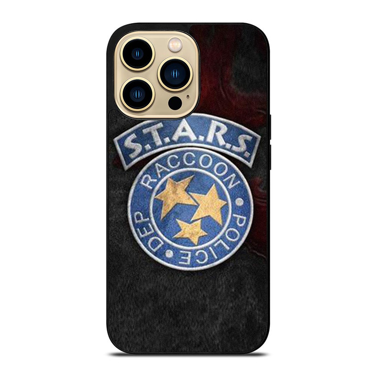 STARS RACCOON POLICE DEP BADGE iPhone 14 Pro Max Case