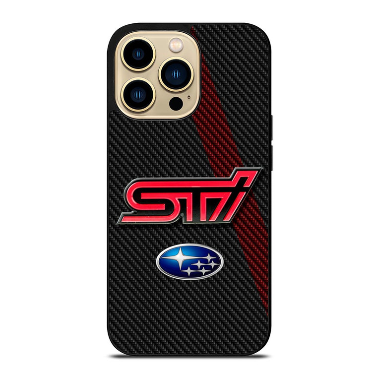 SUBARU STI CARBON LOGO iPhone 14 Pro Max Case