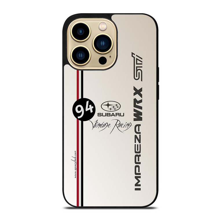 SUBARUWRX STI VINTAGE CAR iPhone 14 Pro Max Case