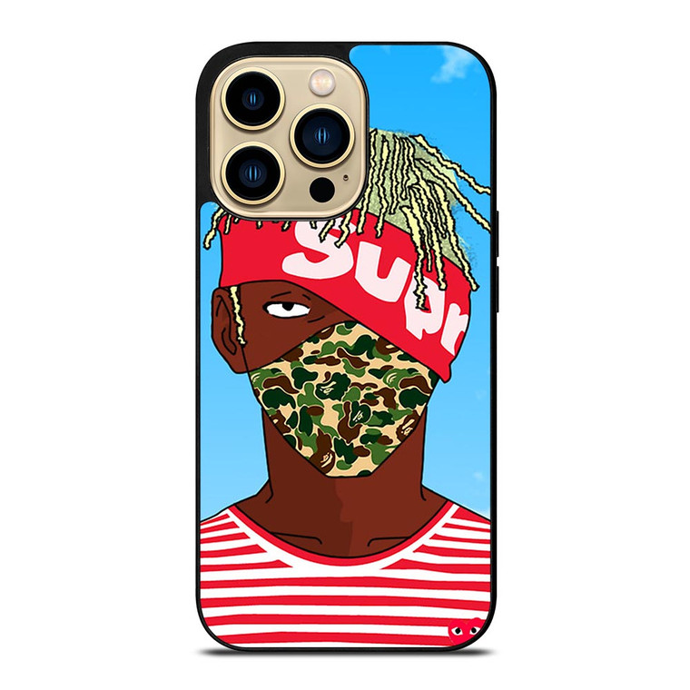 SUPREME LIL UZI VERT BATHING APE KAKASHI iPhone 14 Pro Max Case