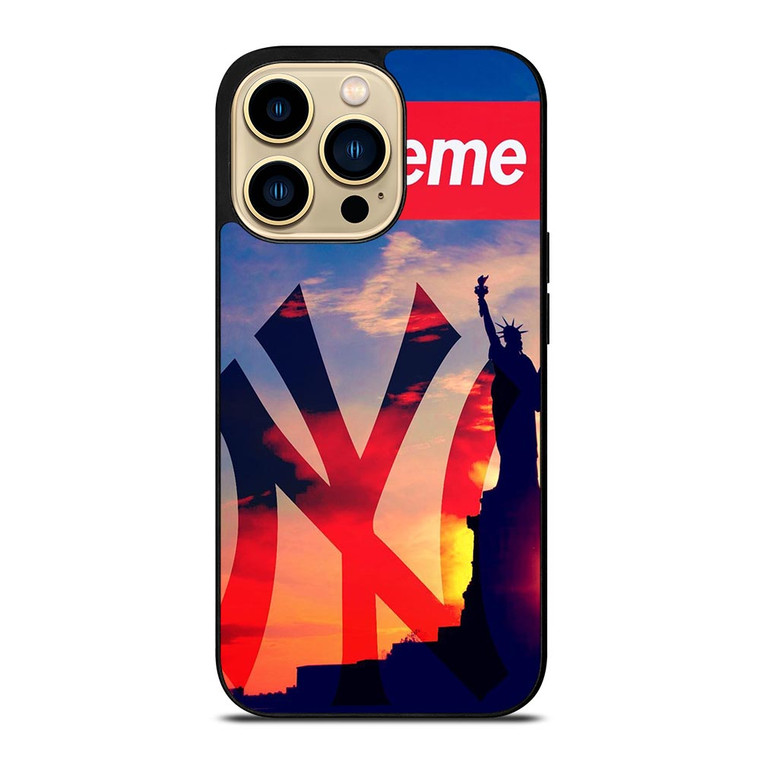 SUPREME NEW YORK LOGO iPhone 14 Pro Max Case