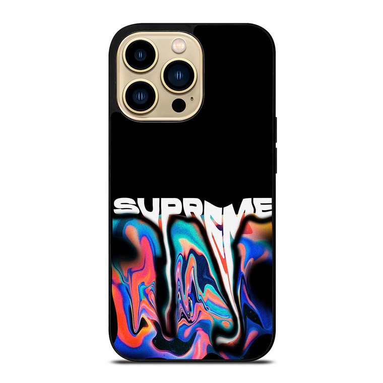 SUPREME RAINBOW MELT EFFECT iPhone 14 Pro Max Case