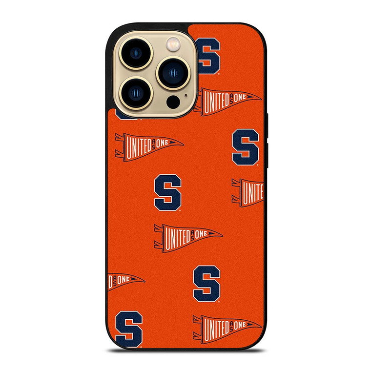 SYRACUSE ORANGE LOGO PATTERN iPhone 14 Pro Max Case