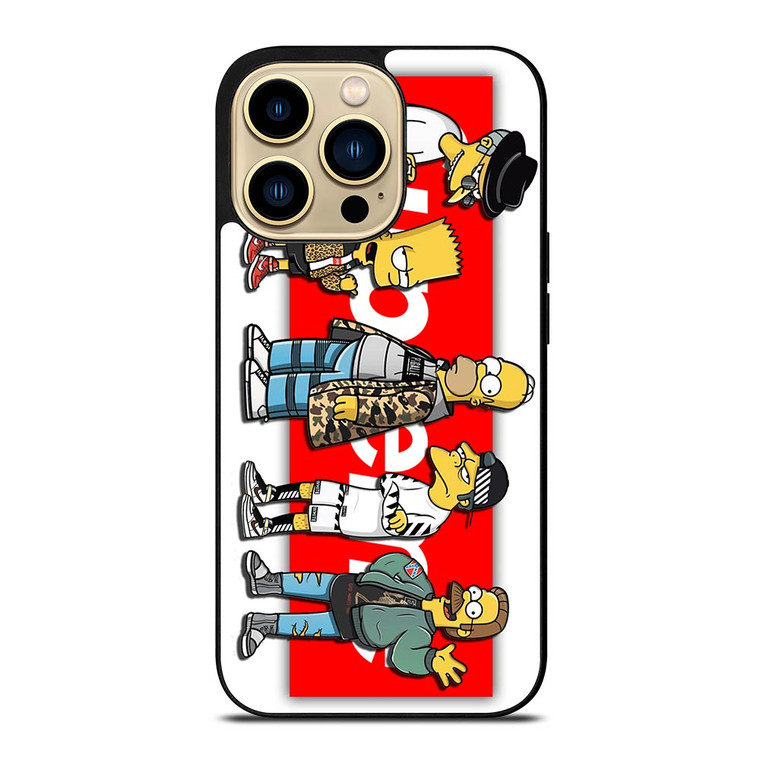 THE SIMPSONS SUPREME HYPEBEAST iPhone 14 Pro Max Case