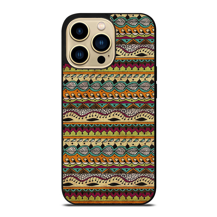 TIBAL PATTERN AZTEC iPhone 14 Pro Max Case
