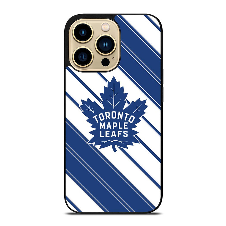 TORONTO MAPLE LEAFS DIAGONAL STRIPE iPhone 14 Pro Max Case