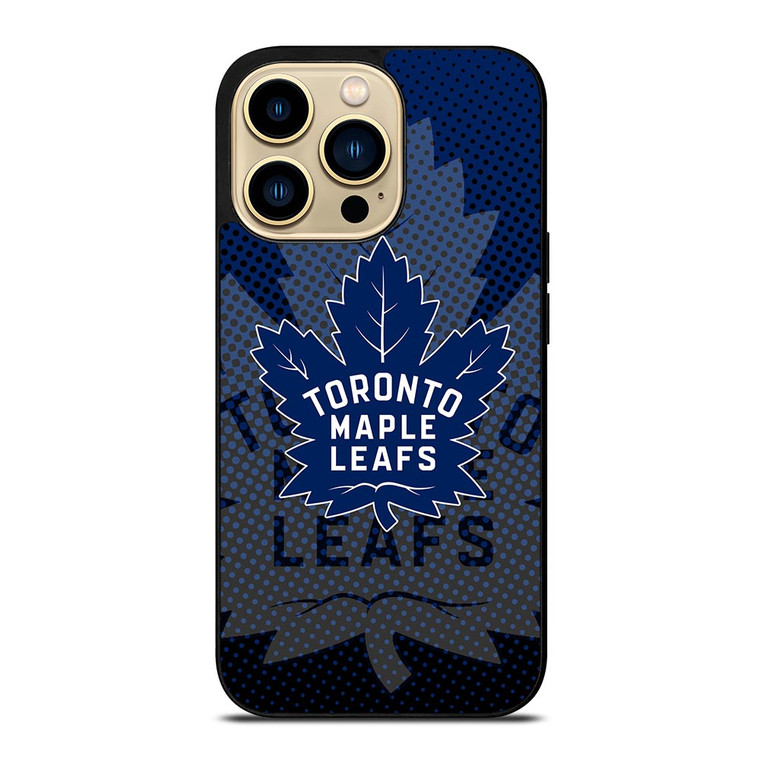 TORONTO MAPLE LEAFS HALFTONE NHL iPhone 14 Pro Max Case